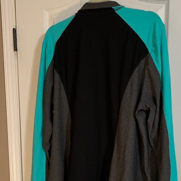 Xersion Turquoise and Black Joggers - Picture 3 of 9